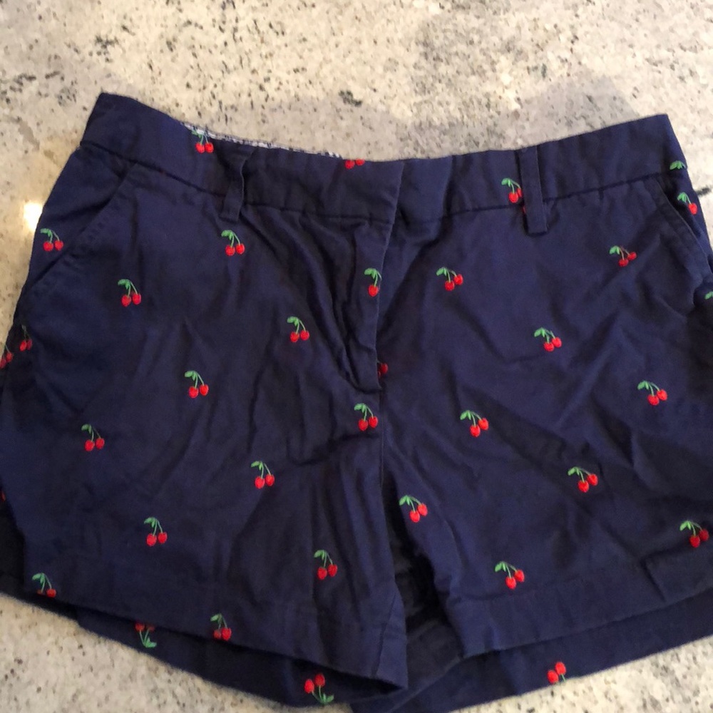 Navy Cherry Shorts